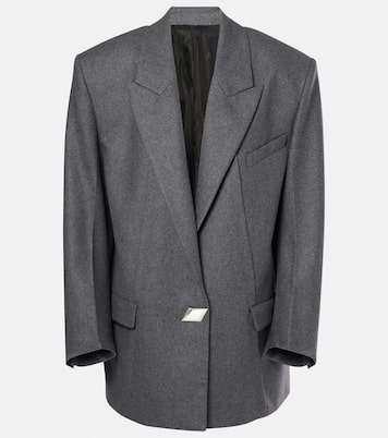 Blazer aus einem Wollgemisch | The Attico