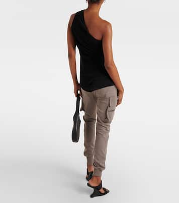 Athena one-shoulder jersey top | Rick Owens