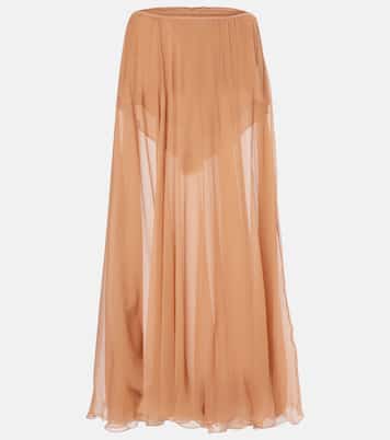Gonna midi in seta | Chloé
