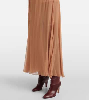 Gonna midi in seta | Chloé