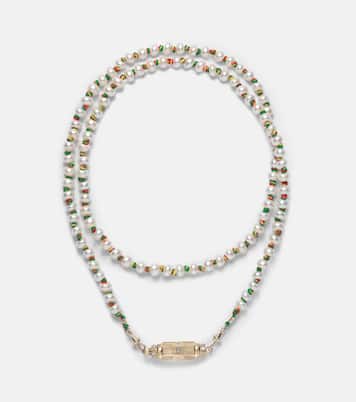 Collier Baby en or 14 ct, diamants et perles  | Marie Lichtenberg