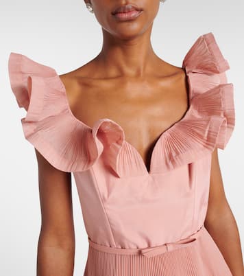 Abito midi con volant | Zimmermann