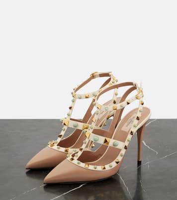 Rockstud 100 leather pumps | Valentino Garavani