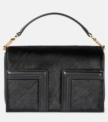Sac T-Flap Mini en cuir façon poulain | Toteme