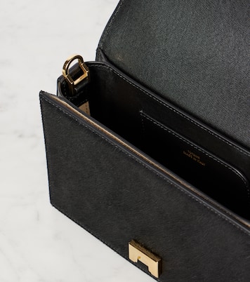 Sac T-Flap Mini en cuir façon poulain | Toteme
