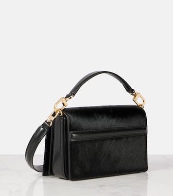Sac T-Flap Mini en cuir façon poulain | Toteme