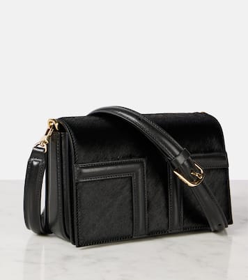 Sac T-Flap Mini en cuir façon poulain | Toteme