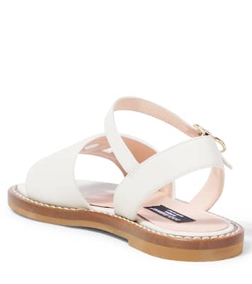Sandalen aus Leder | Dolce&Gabbana Kids