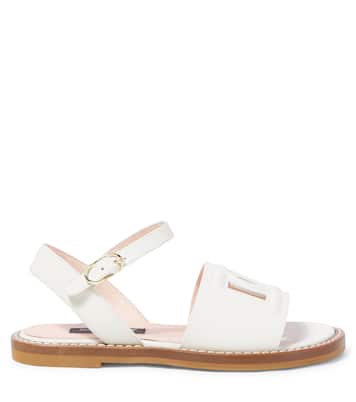 Sandalen aus Leder | Dolce&Gabbana Kids