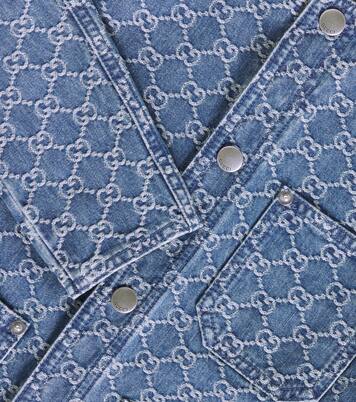 GG jacquard denim jacket | Gucci Kids