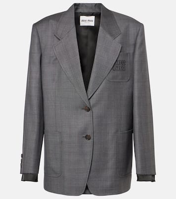Virgin wool blazer | Miu Miu