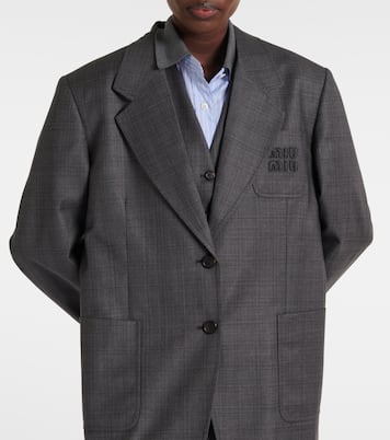 Virgin wool blazer | Miu Miu