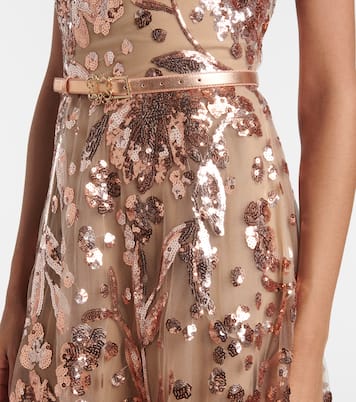 Sequined tulle gown | Elie Saab