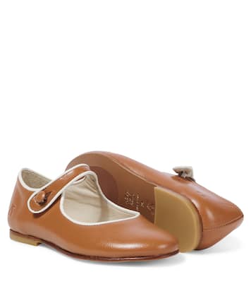 Ella leather Mary Jane flats | Bonpoint