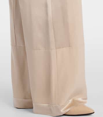 Pantaloni regular Corto in raso di seta | Joseph