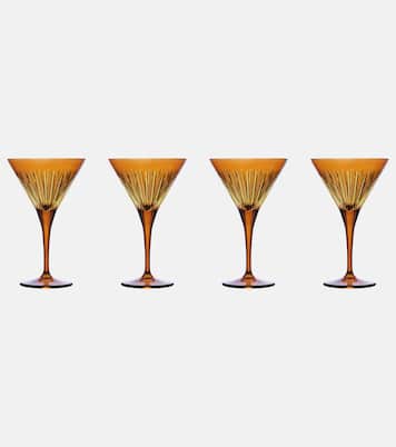 Prism set of 4 martini glasses | L'Objet