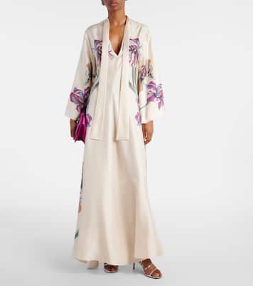 Kaftan Magnifico aus Seiden-Twill | La DoubleJ