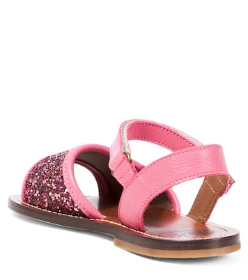 Glitter leather sandals | PèPè