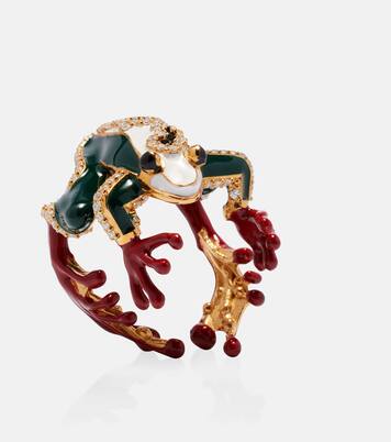 Anello Rana in argento sterling bagnato in oro 18kt | Bottega Veneta