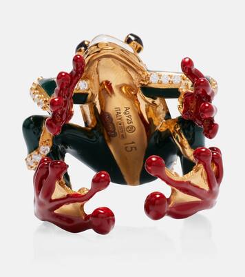 Anello Rana in argento sterling bagnato in oro 18kt | Bottega Veneta