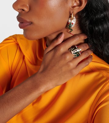 Anello Rana in argento sterling bagnato in oro 18kt | Bottega Veneta
