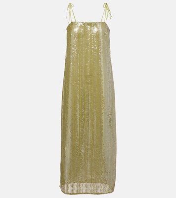 Midikleid Solid Sequins mit Pailletten | Adriana Degreas