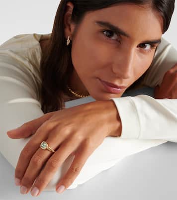 DY Mercer® 18kt gold ring with prasiolite | David Yurman