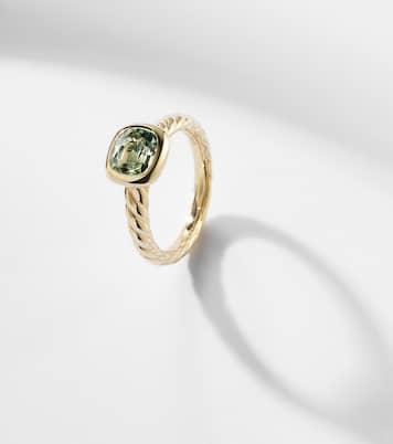 DY Mercer® 18kt gold ring with prasiolite | David Yurman