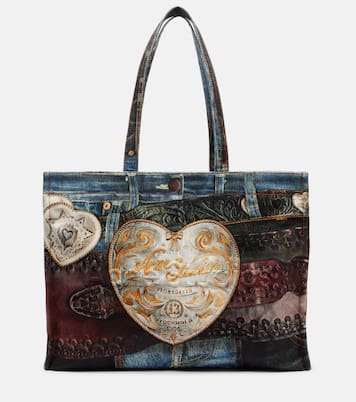 Embossed canvas tote bag | Acne Studios