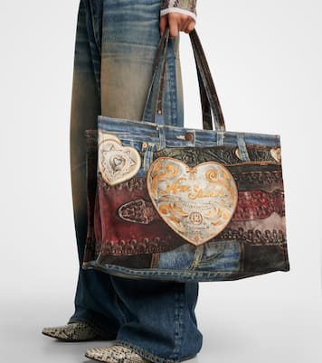 Embossed canvas tote bag | Acne Studios