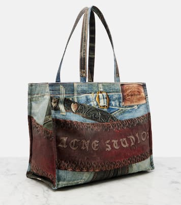 Embossed canvas tote bag | Acne Studios