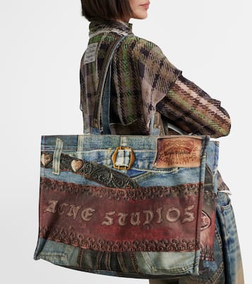 Embossed canvas tote bag | Acne Studios