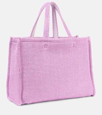 G-Tote Medium raffia-effect shopper | Givenchy