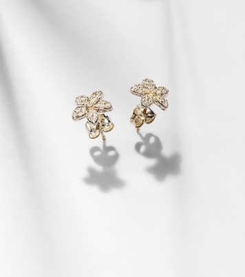 Boucles d'oreilles en or 14 ct et diamants | Sydney Evan