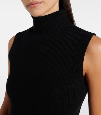 Ribbed-knit peplum wool and cashmere top | Róhe
