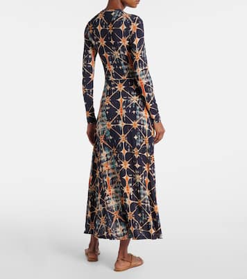 Abito midi Naia in jersey con stampa | Ulla Johnson