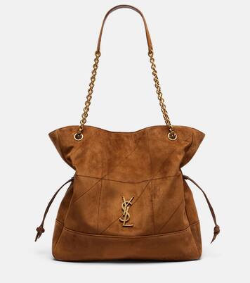 Jamie Shopping suede tote bag | Saint Laurent