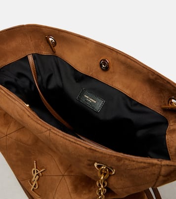 Jamie Shopping suede tote bag | Saint Laurent