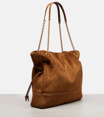 Jamie Shopping suede tote bag | Saint Laurent