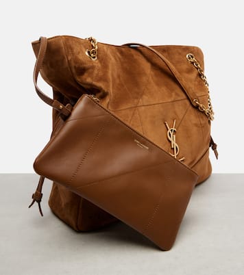 Jamie Shopping suede tote bag | Saint Laurent
