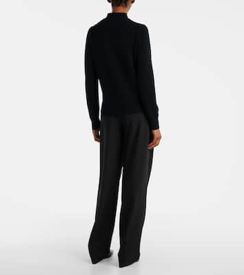 Tie-neck wool and cashmere sweater | Jardin des Orangers