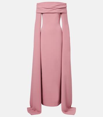 Nuri draped gown | Solace London