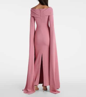 Nuri draped gown | Solace London