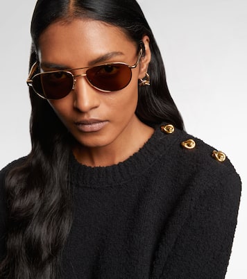 Fin aviator sunglasses | Bottega Veneta