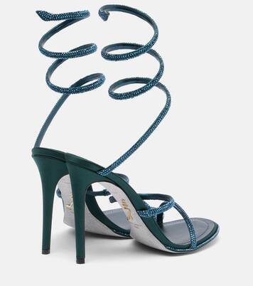 Cleo 105 embellished satin sandals | Rene Caovilla