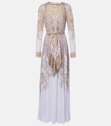 Hypnotic belted floral maxi dress | Zimmermann