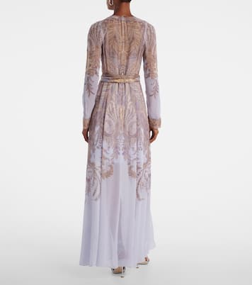 Hypnotic belted floral maxi dress | Zimmermann