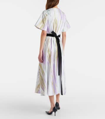 Sana printed cotton maxi dress  | Roksanda