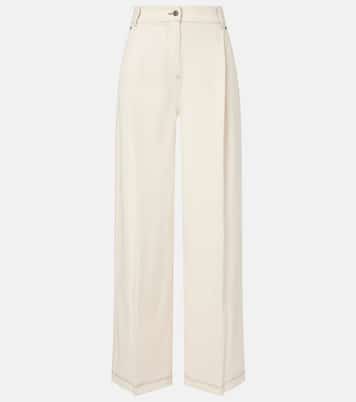 Pleated wide-leg jeans | Max Mara