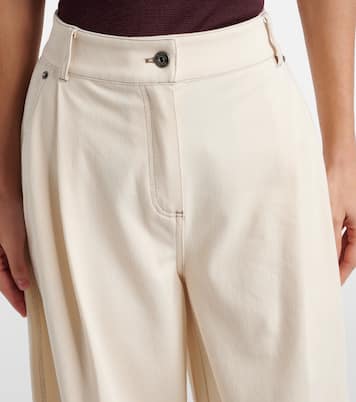 Pleated wide-leg jeans | Max Mara